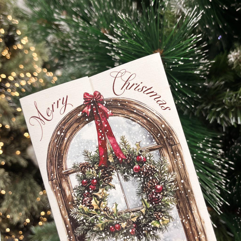 Gatefold Holiday Wreath (Set Of 5)
