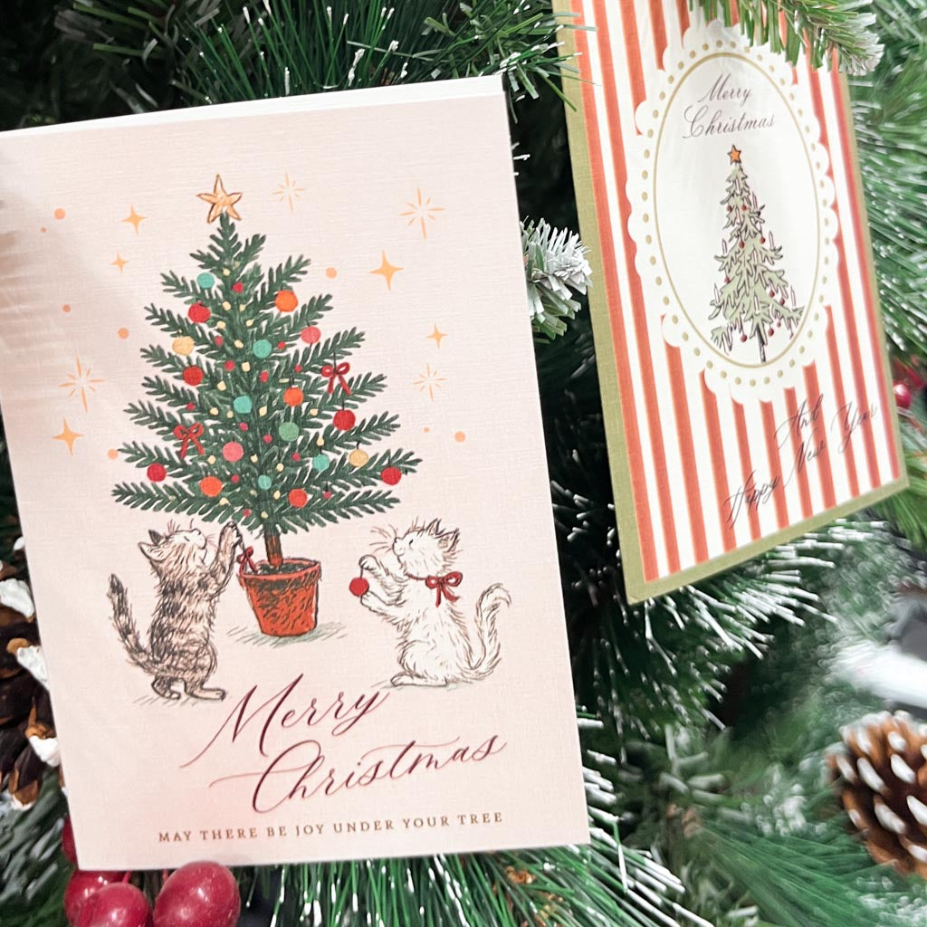 Purrfect Tree Trimmers (Set Of 5)