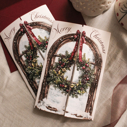 Gatefold Holiday Wreath (Set Of 5)