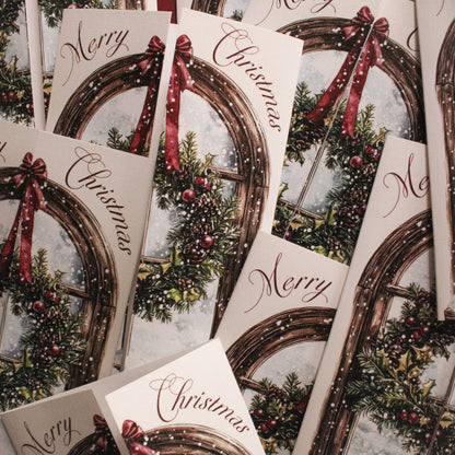 Gatefold Holiday Wreath (Set Of 5)