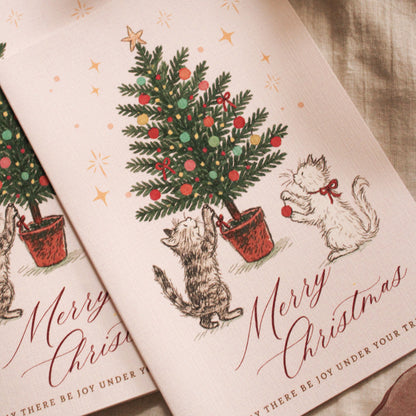 Purrfect Tree Trimmers (Set Of 5)