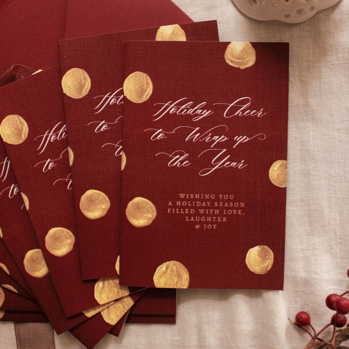 Wrapped in Cheer (Set Of 5)