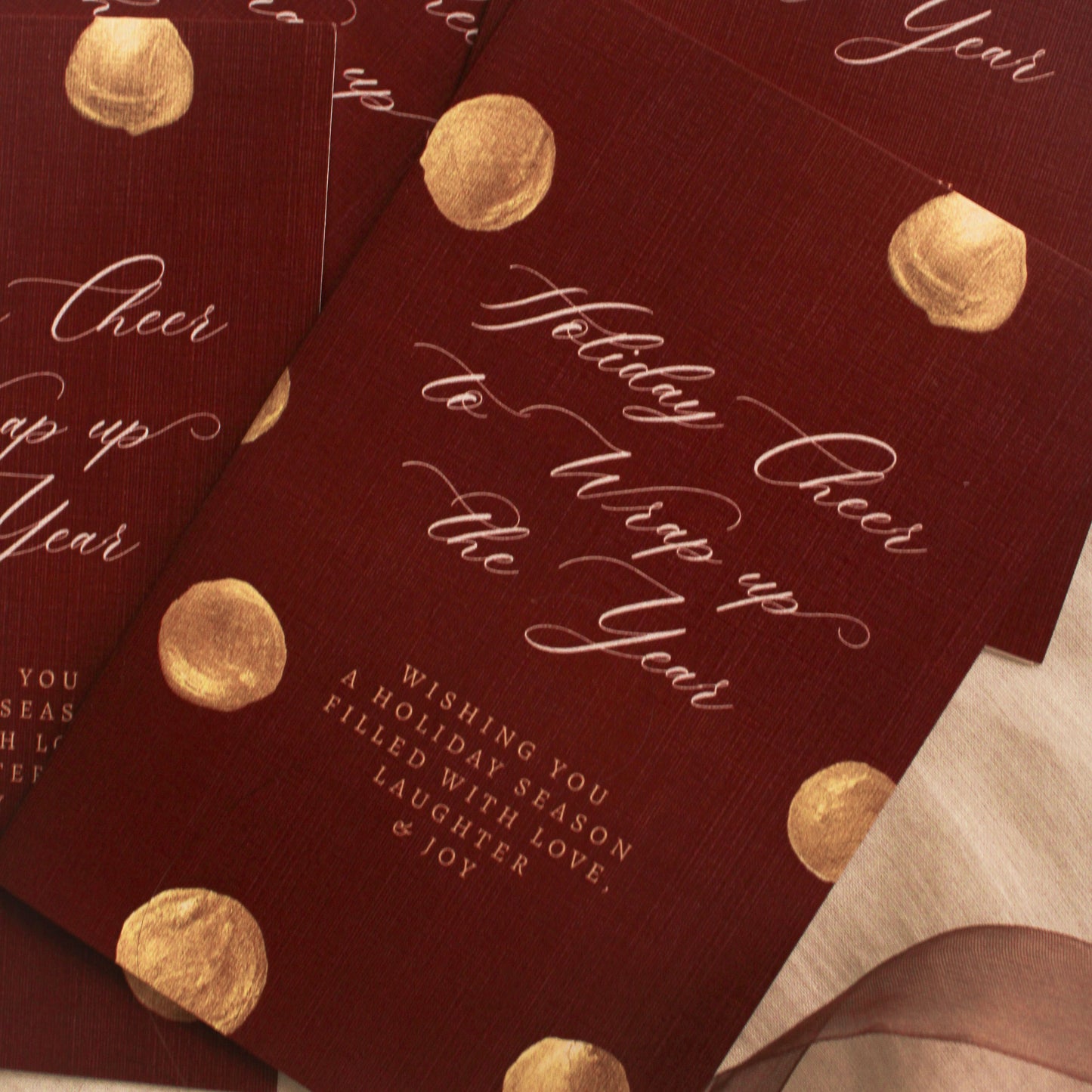 Wrapped in Cheer (Set Of 5)
