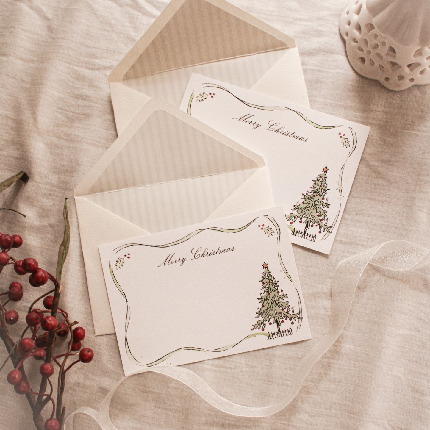 Classic Christmas Tree (Set Of 5)