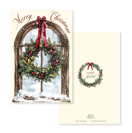 Gatefold Holiday Wreath (Set Of 5)