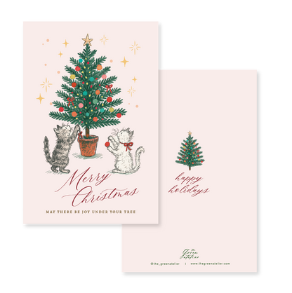 Purrfect Tree Trimmers (Set Of 5)