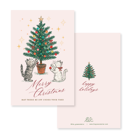 Purrfect Tree Trimmers (Set Of 5)